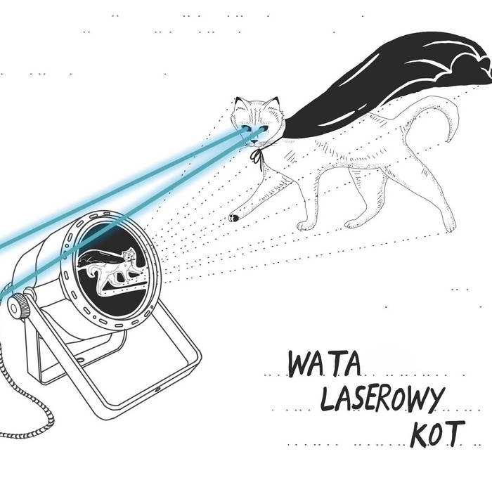 wata laserowy kot